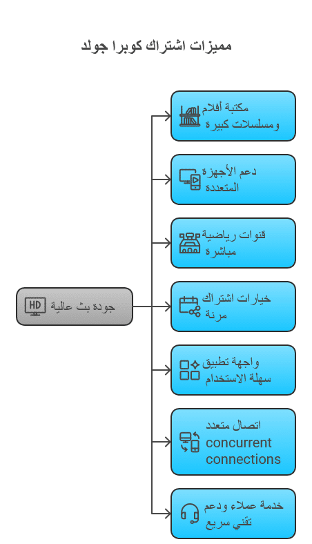 المميزات التي تجعل اشتراك كوبرا جولد الخيار الأفضل في متجر رويال
